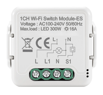 1CH Wi-Fi Switch Module_front